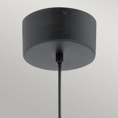 Quintiesse Moonlit lampa wisząca 1x20,9 W matowa czerń/cyrkoniowa QN-MOONLIT-P-MBK