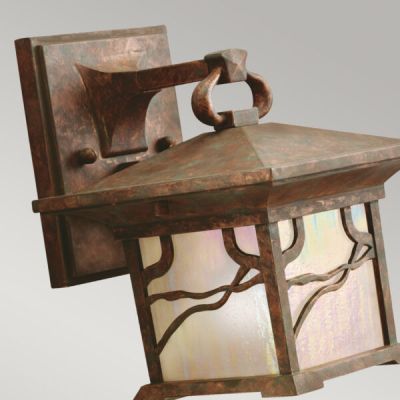 Quintiesse Morris kinkiet zewnętrzny 1x60 W postarzana miedź QN-MORRIS-S