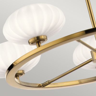 Quintiesse Pim lampa wisząca 5x W LED złota QN-PIM5-FXG