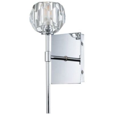 Quintiesse Regalia kinkiet zewnętrzny 1x3 W LED polerowany chrom/przezroczysty QN-REGALIA1-PC-BATH