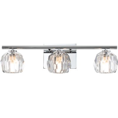Quintiesse Regalia kinkiet zewnętrzny 3x3 W polerowany chrom/przezroczysty QN-REGALIA3-PC-BATH