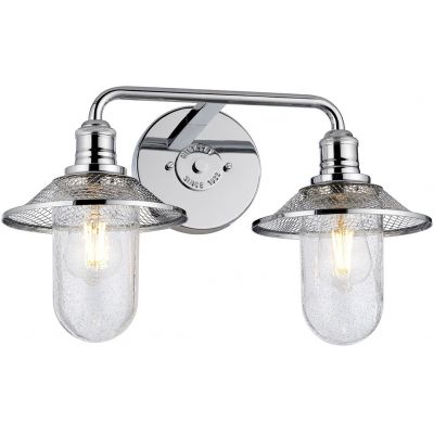 Quintiesse Rigby kinkiet 2x40 W polerowany chrom-przezroczysty QN-RIGBY2-BATH-PC