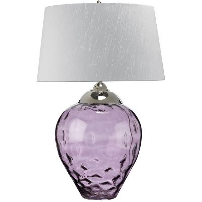 Quintiesse Samara lampa stołowa 1x60 W 1x7 W LED polerowany nikiel/srebrny/różowy QN-SAMARA-TL-PLM