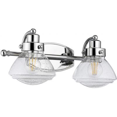 Quintiesse Scholar kinkiet 2x60 W polerowany chrom-przezroczysty QN-SCHOLAR2