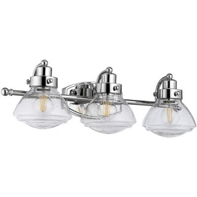 Quintiesse Scholar kinkiet 3x60 W polerowany chrom-przezroczysty QN-SCHOLAR3