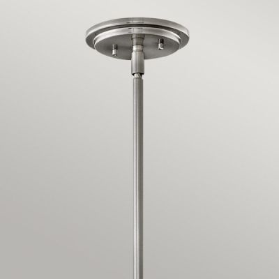 Quintiesse Somerset lampa wisząca 1x60 W mleczna-szczotkowany nikiel QN-SOMERSET-P-O-BN