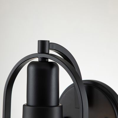 Quintiesse Somerset kinkiet 1x60 W czarny-mleczny QN-SOMERSET1-BK