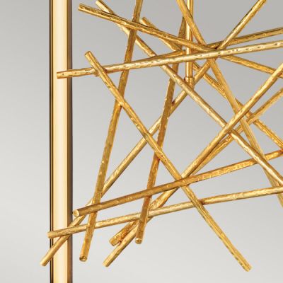 Quintiesse Styx lampa wisząca 1x48 W czarna-złota QN-STYX-LED-P-BG