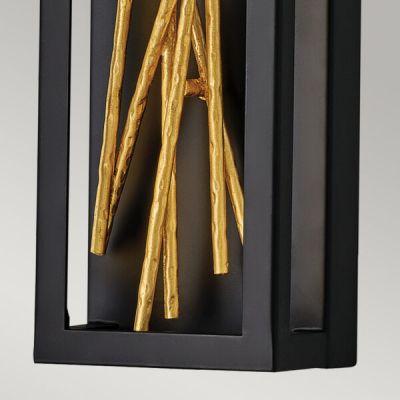 Quintiesse Styx kinkiet 1x14 W czarny-złoty QN-STYX-LED-W-BG