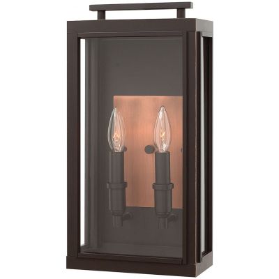 Quintiesse Sutcliffe kinkiet zewnętrzny 2x60 W miedź/olejowany brąz QN-SUTCLIFFE-M-OZ