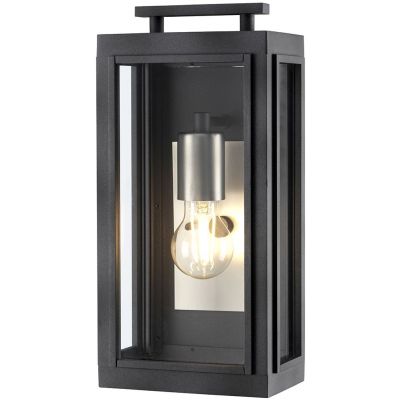 Quintiesse Sutcliffe kinkiet zewnętrzny 1x60 W antyczny nikiel/postarzany cynk QN-SUTCLIFFE-S-AZ