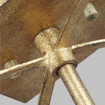 Quintiesse Thayer lampa podsufitowa 4x40 W antyczne złoto QN-THAYER-SF-ADB