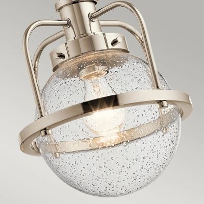 Quintiesse Triocent lampa wisząca 1x60 W przezroczysta-polerowany nikiel QN-TRIOCENT-P-PN