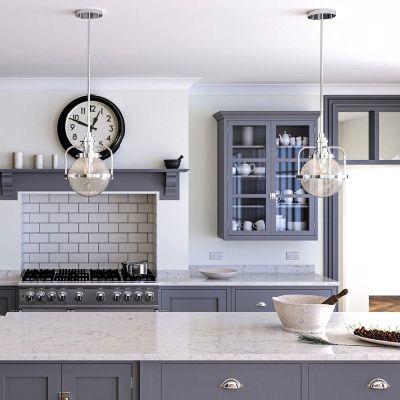 Quintiesse Triocent lampa wisząca 1x60 W przezroczysta-polerowany nikiel QN-TRIOCENT-P-PN