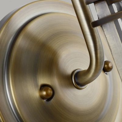 Quintiesse Urban Restoration kinkiet 1x60 W antyczny ciemny mosiądz-przezroczysty QN-URBANREST1