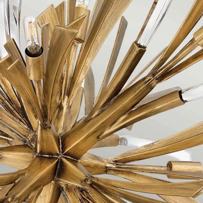 Quintiesse Vida lampa wisząca 13x40 W oksydowane złoto QN-VIDA-13P-L