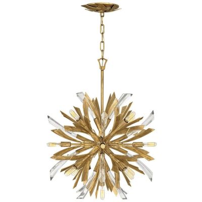 Quintiesse Vida lampa wisząca 13x40 W oksydowane złoto QN-VIDA-13P-S