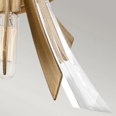 Quintiesse Vida kinkiet 2x40 W oksydowane złoto QN-VIDA2