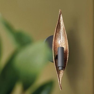 Quintiesse Willow kinkiet 1x40 W ekskluzywne złoto/węglowa czerń QN-WILLOW1-CBK