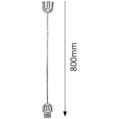 Rabalux Fix lampa wisząca 1x60 W chrom 1331