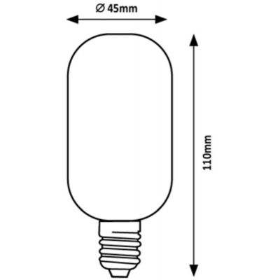 Rabalux Filament-LED żarówka LED 1x5W 2700K E27 filamentowa 1410