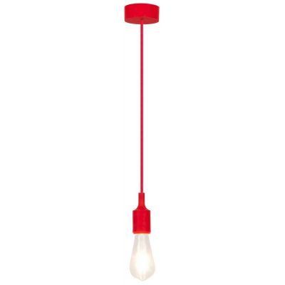 Rabalux Roxy lampa wisząca 1x60W czerwona 1414