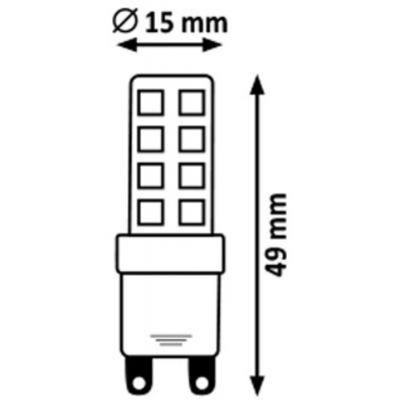 Rabalux żarówka LED 2x3.5W G9 biała 1545