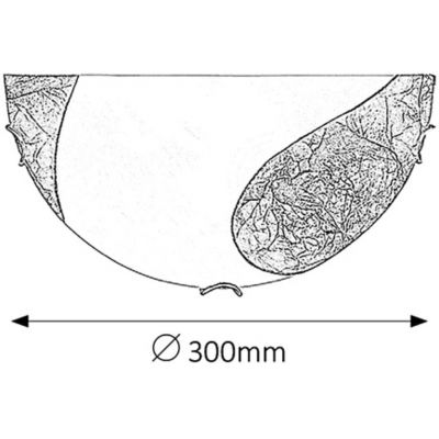 Rabalux Art Gold kinkiet 1x60 W biały-złoty 1940