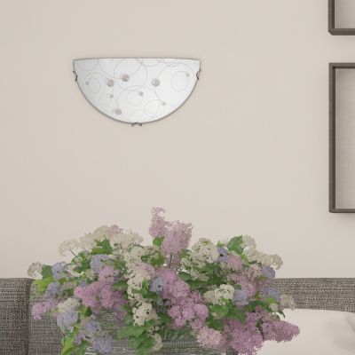 Rabalux Jolly kinkiet 1x60 W biały-wzór 1960