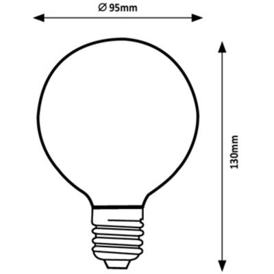 Rabalux Filament-LED żarówka LED 1x4W 2700K E27 filamentowa 1989