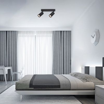 Rabalux Solo lampa podsufitowa czarna 2085