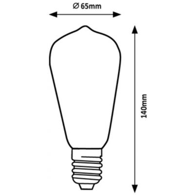 Rabalux Filament-LED żarówka LED 1x10W 4000K E27 filamentowa 2088