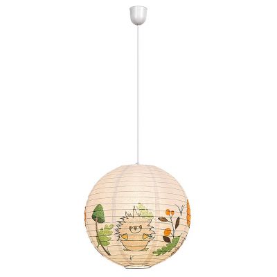 Rabalux Hedgy lampa wisząca 1x40 W biała-multikolor 72192
