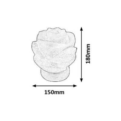 Rabalux Floresta lampa stołowa 1x15 W pomarańczowa 2676