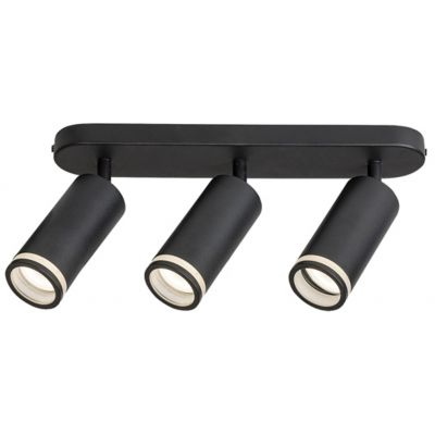 Rabalux Senobia lampa podsufitowa 3x35 W czarna 73035