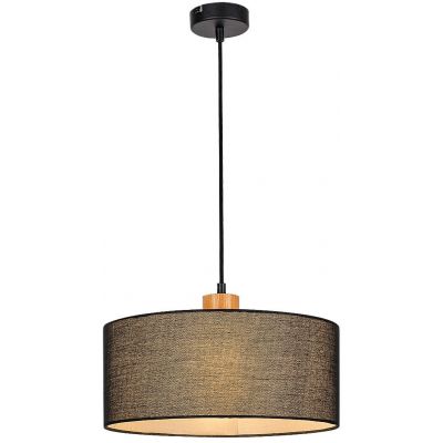 Rabalux Miguel lampa wisząca 1x40W dąb/czarny 3247