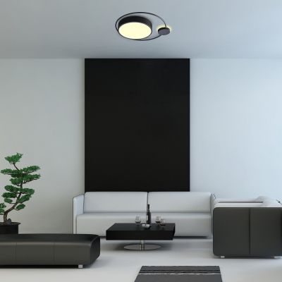 Rabalux Saphira lampa podsufitowa 1x48W czarny/biały 3530