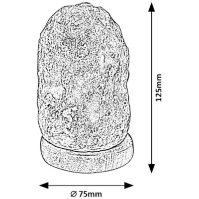 Rabalux Wasabi lampa stołowa 1x1 W drewno-pomarańczowa 3680