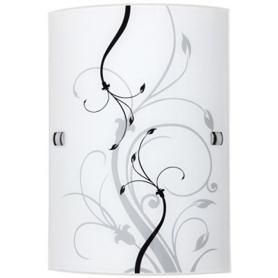 Rabalux Elina kinkiet 1x60 W biały-czarny-wzór 3691