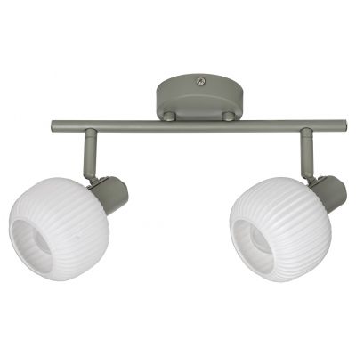 Rabalux Soraya lampa podsufitowa 2x40W popielata 3967