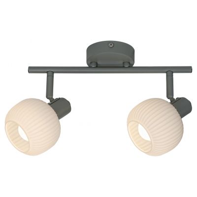 Rabalux Soraya lampa podsufitowa 2x40W popielata 3967