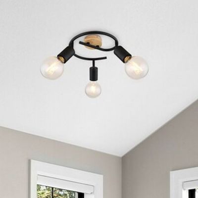 Rabalux lampa podsufitowa 3x40 W czarna 3978