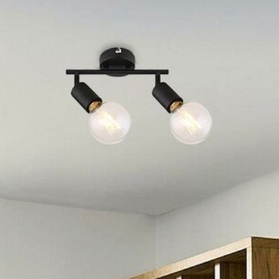 Rabalux Lamar lampa podsufitowa 2x40 W czarna 3987