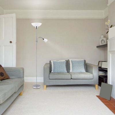 Rabalux Diana lampa stojąca 2x60 W biała/chrom 4059