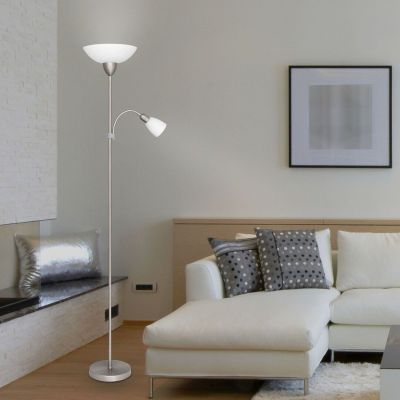 Rabalux Diana lampa stojąca 2x60 W biała/chrom 4067