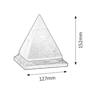Rabalux Vesuvius lampa stołowa 1x15 W pomarańczowa 4096