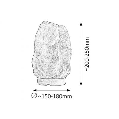 Rabalux Rock lampa stojąca 1x15 W pomarańczowa 4130