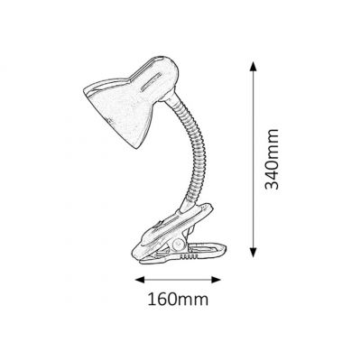 Rabalux Dennis lampa biurkowa 1x40 W różowa 4259