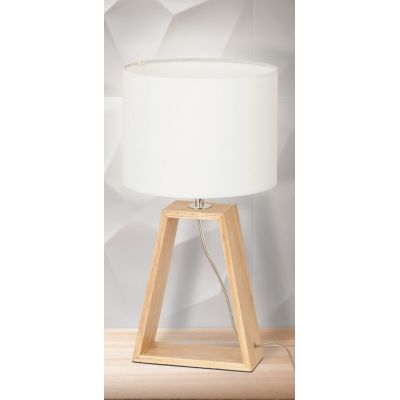 Rabalux Freya lampa stołowa 1x40W drewno/naturalny 4378