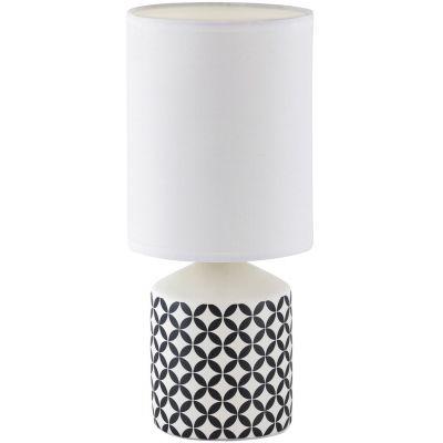 Rabalux Sophie lampa stołowa 1x40W biały/czarny 4398